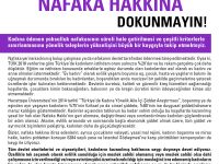 Nafaka Hakkı İçin Kadınların İmzaları Bir Günde 4.000’i Aştı